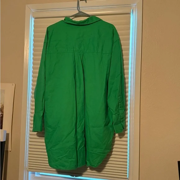 H&M Oversized Linen Button-Up Shirt Women’s Size M - Picture 10 of 10